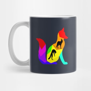 Colorful fox Mug